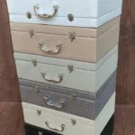 جعبه قاشق چنگال چرمی