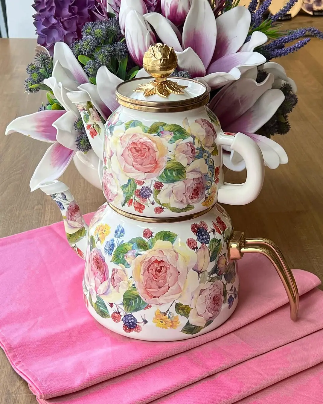 کتری قوری گلگلی Miss Betty ترکیه (1) کتری قوری گلگلی Miss Betty ترکیه