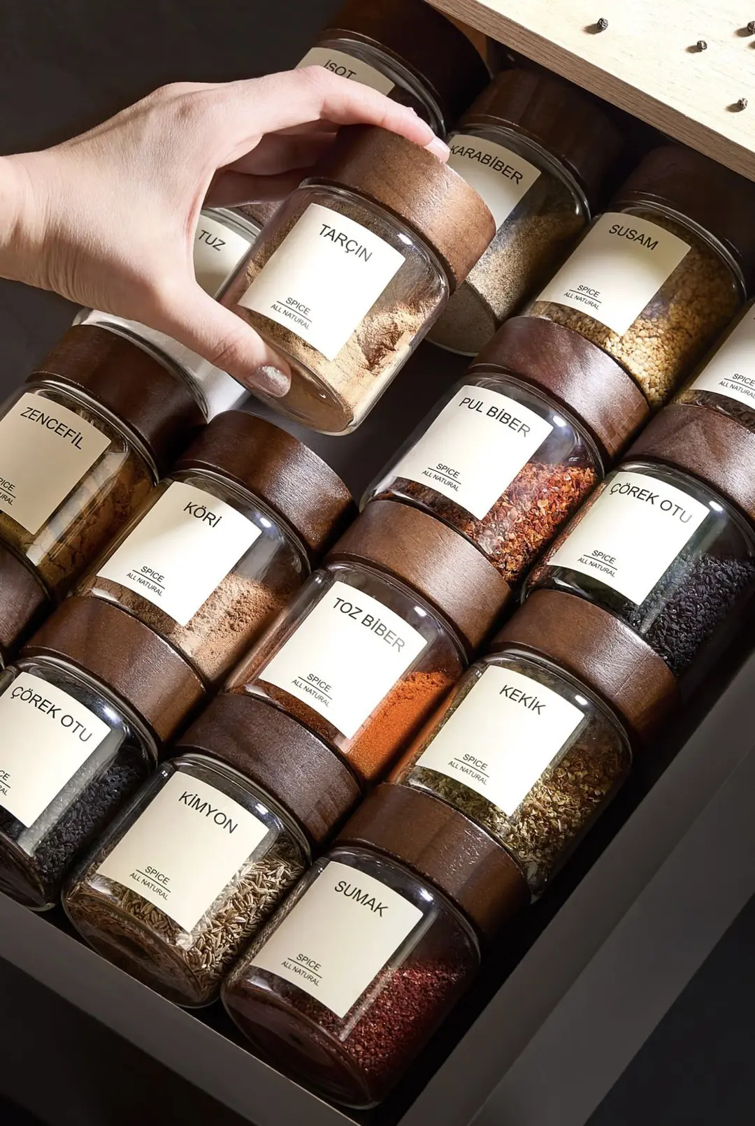 ست جا ادویه 6 و 12 تکه Kitchen Life (6) ست جا ادویه ترک 6 و 12 عددی گرد