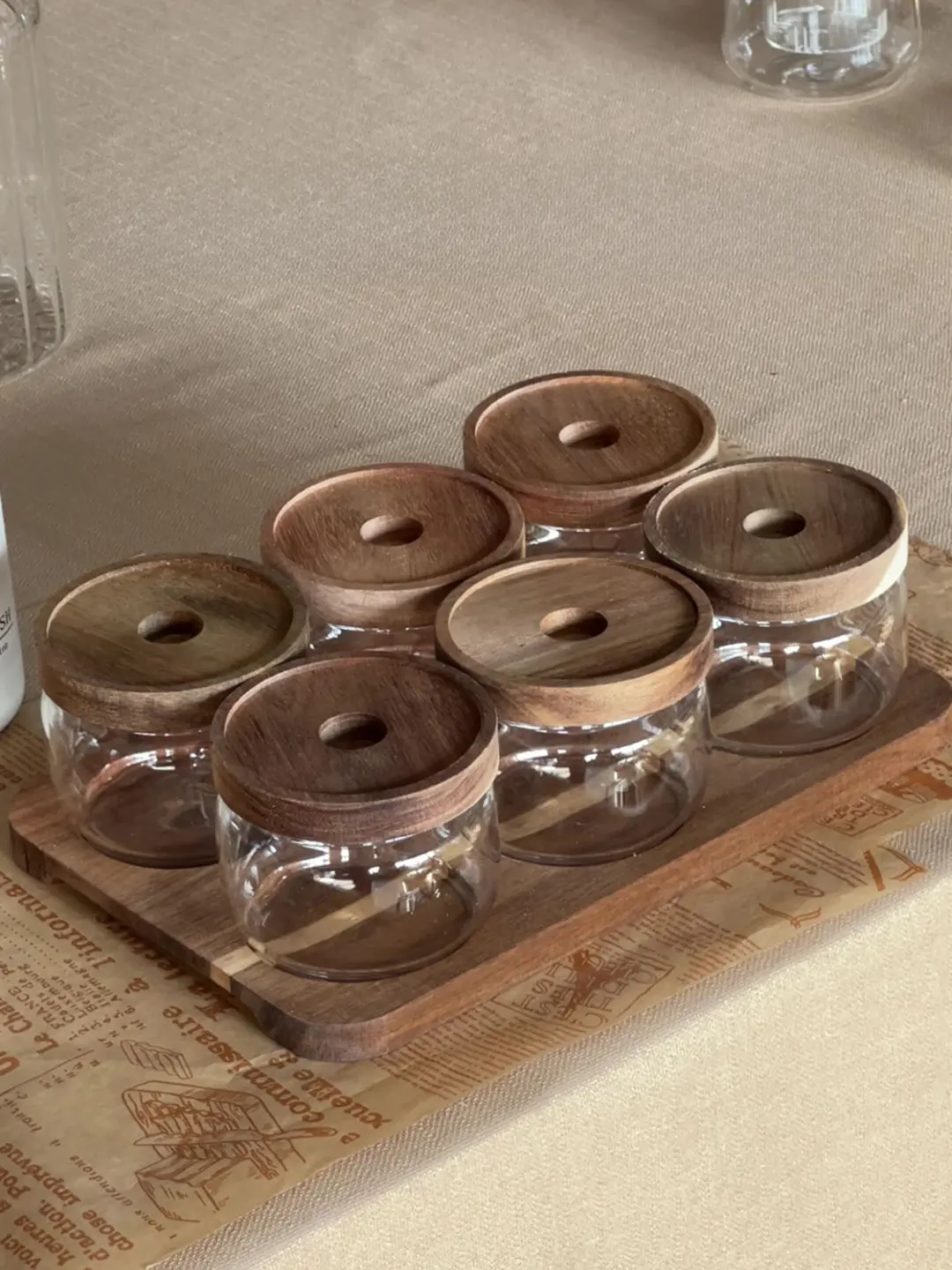 ست بانکه 6 عددی با استند تخت ست بانکه 6 عددی با استند تخت