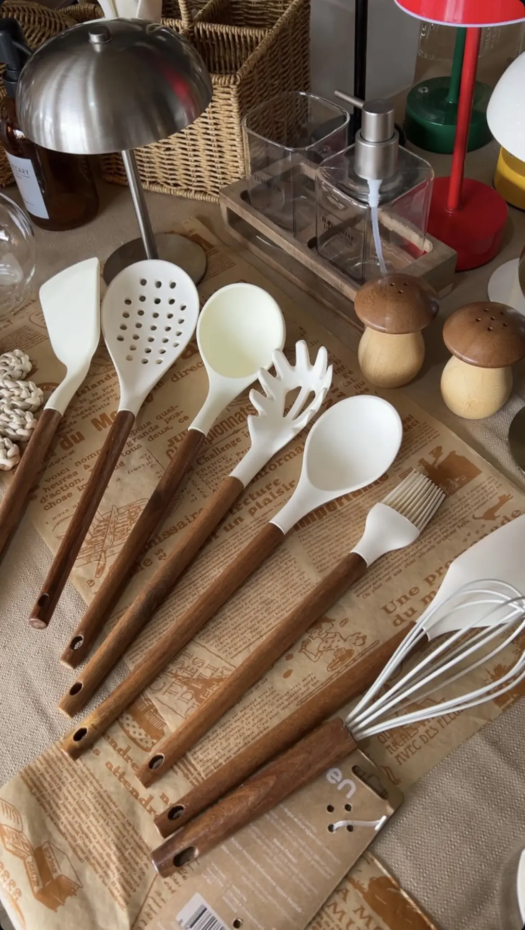 ست کفگیر و ملاقه 8 پارچه ترک Helen (5) ست کفگیر و ملاقه 8 پارچه ترک Helen