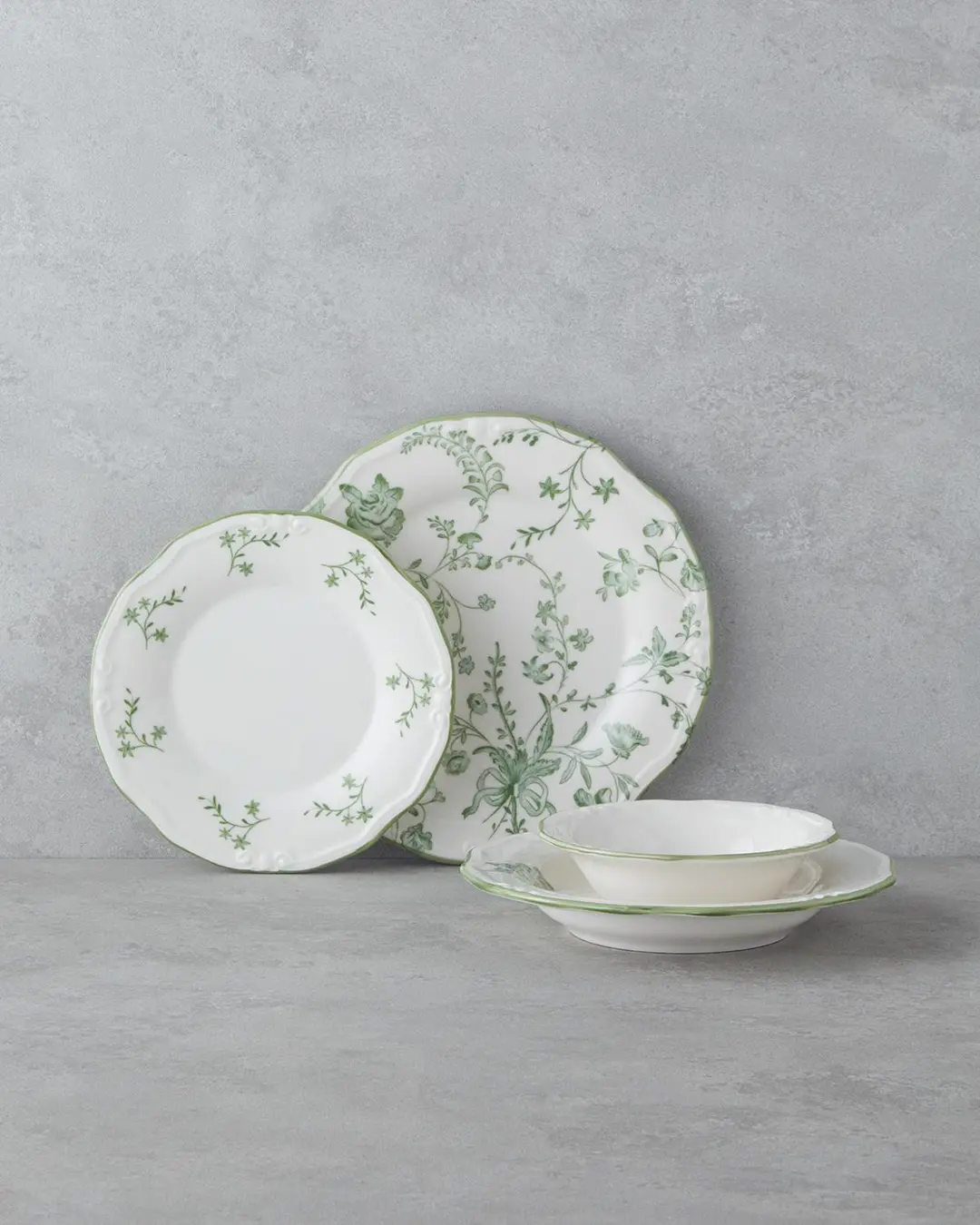 سرویس چینی غذاخوری ترک 6 نفره 24 پارچه English Home مدل Plantopia (1) سرویس چینی غذاخوری ترک 6 نفره 24 پارچه English Home مدل Plantopia